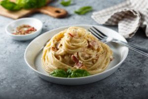 pates carbonara